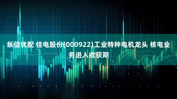 纵信优配 佳电股份(000922)工业特种电机龙头 核电业务进入收获期