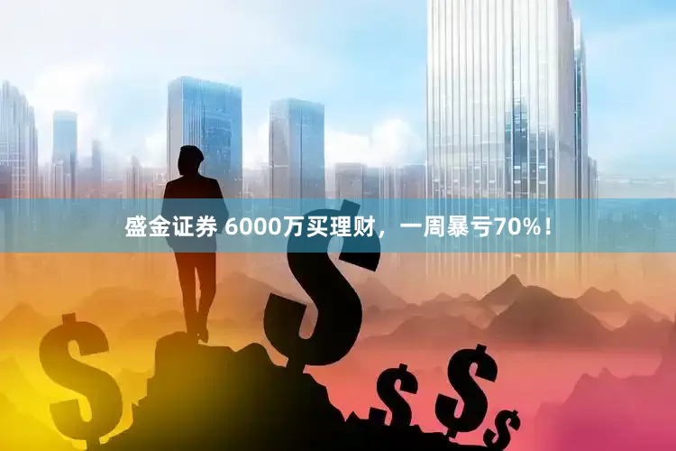 盛金证券 6000万买理财，一周暴亏70%！